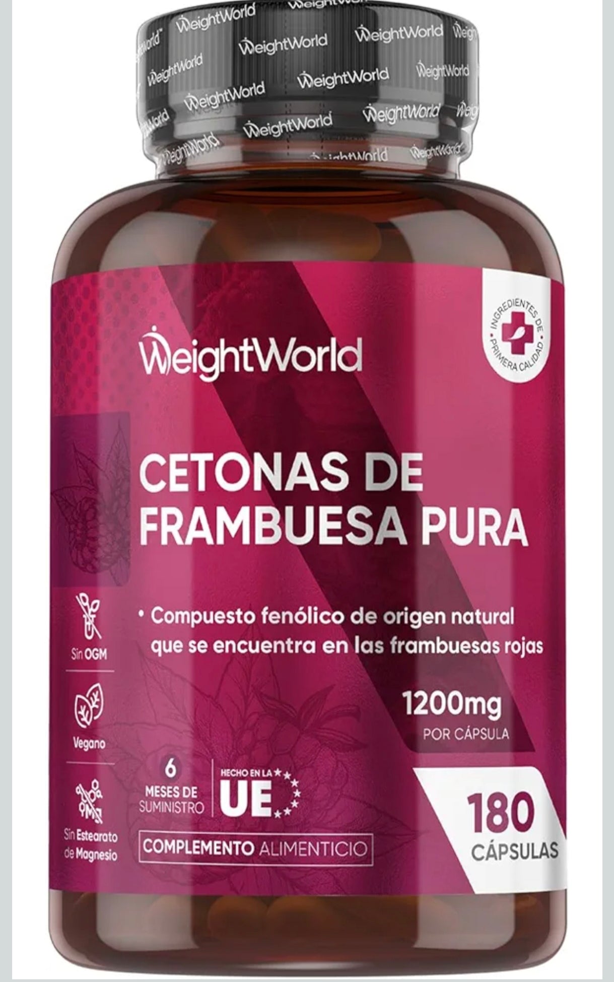 SLIM Cápsulas cetonas de framboesa