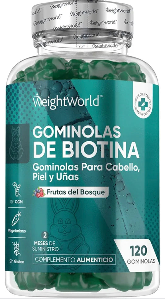 PELE, CABELO E UNHAS Gomas de biotina